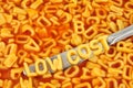 Alphabet Spaghetti Spelling Low Cost