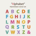 Alphabet sticer set