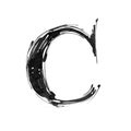 Alphabet symbol - letter C