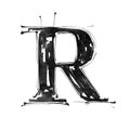 Alphabet symbol - letter R