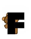 Alphabet Teddy F