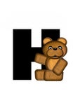 Alphabet Teddy H