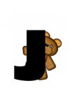 Alphabet Teddy J