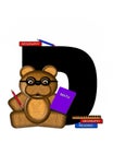 Alphabet Teddy Learning D