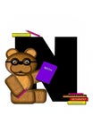 Alphabet Teddy Learning N