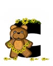 Alphabet Teddy Making Daisy Chain C