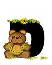 Alphabet Teddy Making Daisy Chain D