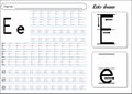 Tracing Worksheet -Ee