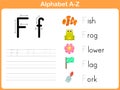 Alphabet Tracing Worksheet