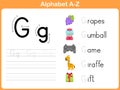 Alphabet Tracing Worksheet