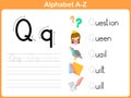 Alphabet Tracing Worksheet