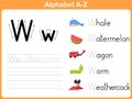 Alphabet Tracing Worksheet