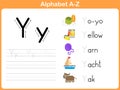 Alphabet Tracing Worksheet