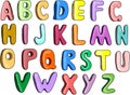 Alphabet,vector Royalty Free Stock Photo