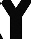 ALPHABET word `Y` Logo with white dot