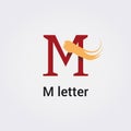 M Letter Icon Design Single Isolated Logo Design Brand Corporate Identity Business Various Colors