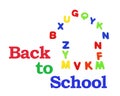 Alphabets and Back to School Royalty Free Stock Photo