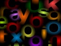 Alphabets background