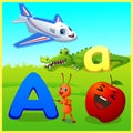 Alphabets learning for preschool kids