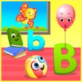 Alphabets learning for preschool kids Royalty Free Stock Photo