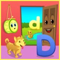 Alphabets learning for preschool kids Royalty Free Stock Photo