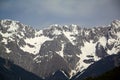 Alpine Alps mountain landscape, top of Europe, Switzerland Royalty Free Stock Photo