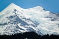 Alpine Alps mountain landscape, top of Europe, Switzerland Royalty Free Stock Photo