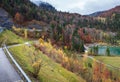 Alpine autumn . view