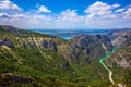 The alpine canyon Verdon