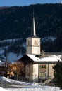 Alpine Church Royalty Free Stock Photo