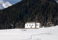 Alpine Church Royalty Free Stock Photo