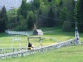 Alpine Coaster at Jakobsbad - Canton of Appenzell Ausserrhoden Royalty Free Stock Photo