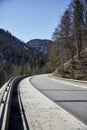 Alpine country road in the Austrian Alps - Stock Photo Royalty Free Stock Photo