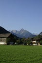 Alpine farm Royalty Free Stock Photo