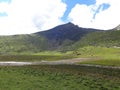 Alpine grassland pasturing area in SiChuan