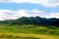 The Alpine Grassland scenery on the Qinghai Tibet Plateau