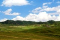 The Alpine Grassland scenery on the Qinghai Tibet Plateau Royalty Free Stock Photo