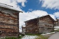 Alpine herdsman's cottage Royalty Free Stock Photo