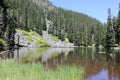 Alpine High Lake on Fish Creek Mountain Royalty Free Stock Photo