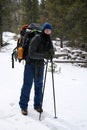 Alpine Hiker - Montana Royalty Free Stock Photo