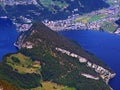 Alpine hill and Nature forest reserve Lopper South or Naturwaldreservat Lopper SÃÂ¼d, Stansstad - Canton of Nidwalden, Switzerland