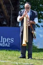Alpine Horn Festival Royalty Free Stock Photo