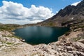 Alpine Lake in the Colorado Rocky Mountains Royalty Free Stock Photo