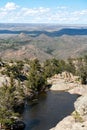 An alpine lake high up in the Colorado Rocky Mountains Royalty Free Stock Photo