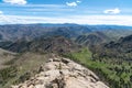 An alpine lake high up in the Colorado Rocky Mountains Royalty Free Stock Photo