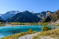 Alpine lake Issyk Royalty Free Stock Photo