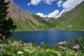 Alpine lake (lago) Morasco, Formazza valley, Italy