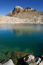 Alpine Lake And Mount Humphreys Royalty Free Stock Photo