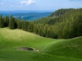 Alpine lake in mountain Royalty Free Stock Photo