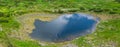 Alpine lake Nesamovyte in Carpathians Royalty Free Stock Photo